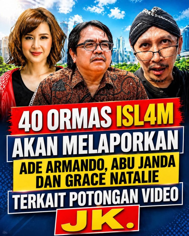 Video JK Viral, Tokoh Ormas Islam Siapkan Langkah Hukum
