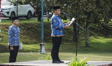 Sekda Kuansing Pimpin Hardiknas 2026, Tegaskan Komitmen Pendidikan Berkualitas