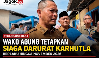 Wako Agung Tetapkan Siaga Darurat Karhutla Pekanbaru hingga November 2026
