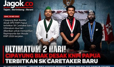 Ultimatum 2 Hari, Cipayung Biak Minta KNPI Papua Terbitkan SK Baru
