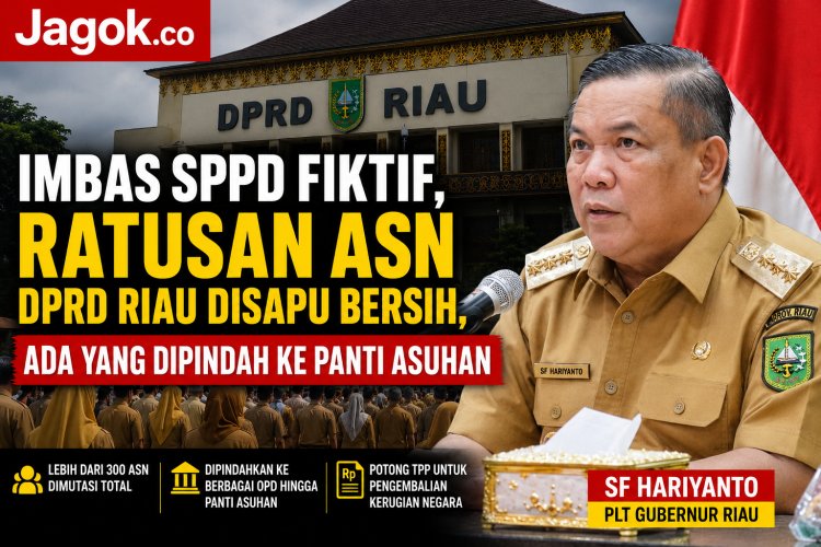 Mutasi Besar ASN DPRD Riau Imbas Kasus SPPD Fiktif