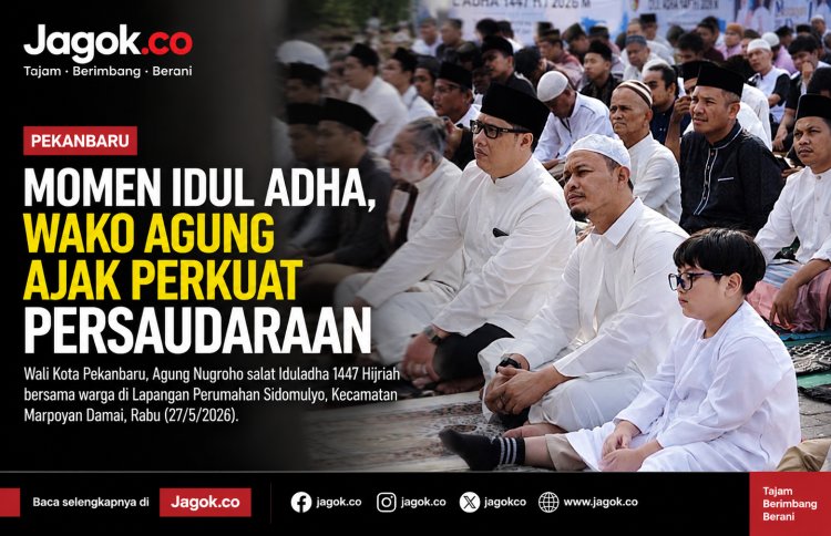 Wako Agung Ajak Warga Pekanbaru Perkuat Persaudaraan di Iduladha 1447 H