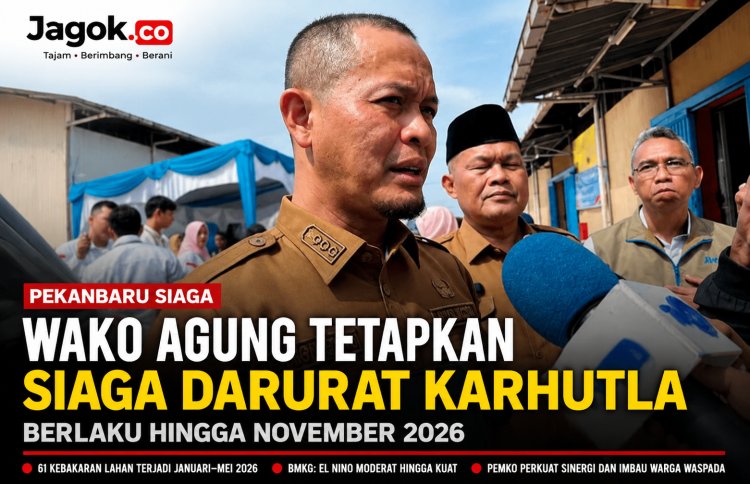 Wako Agung Tetapkan Siaga Darurat Karhutla Pekanbaru hingga November 2026