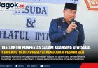 Kemenag Kuansing Apresiasi Ponpes As Salam saat Wisuda 146 Santri