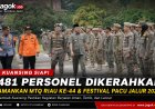 Bupati Suhardiman Kerahkan 481 Personel Kawal MTQ Riau dan Pacu Jalur