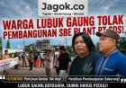 Warga Lubuk Gaung Tolak SBE Plant PT SDS, Diduga Terkendala Perizinan