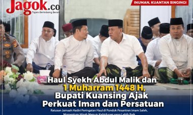 Haul Syekh Abdul Malik dan 1 Muharram 1448 H, Bupati Kuansing Ajak Perkuat Iman