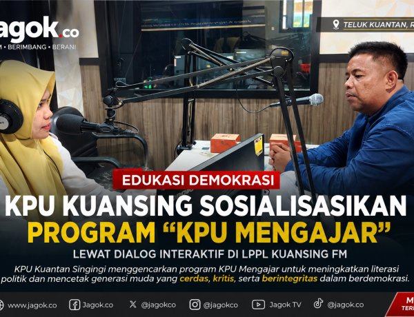 Program KPU Mengajar Perkuat Literasi Demokrasi di Kuansing