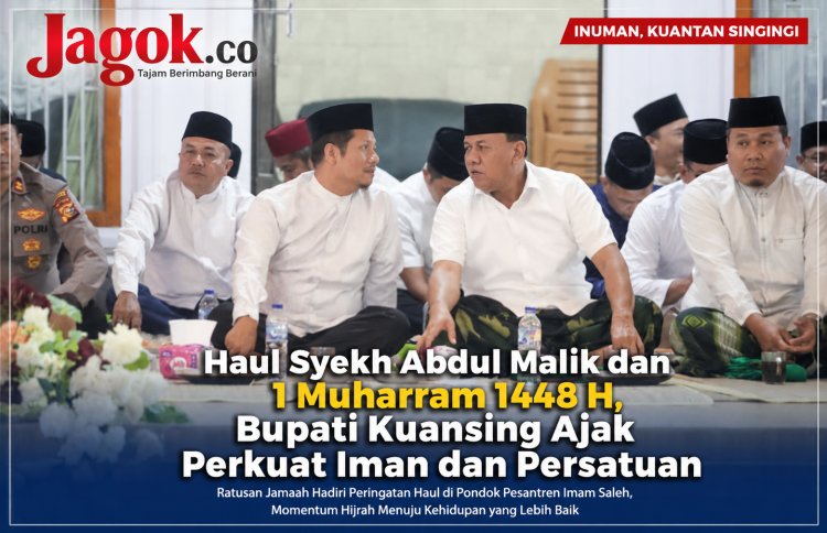Haul Syekh Abdul Malik dan 1 Muharram 1448 H, Bupati Kuansing Ajak Perkuat Iman