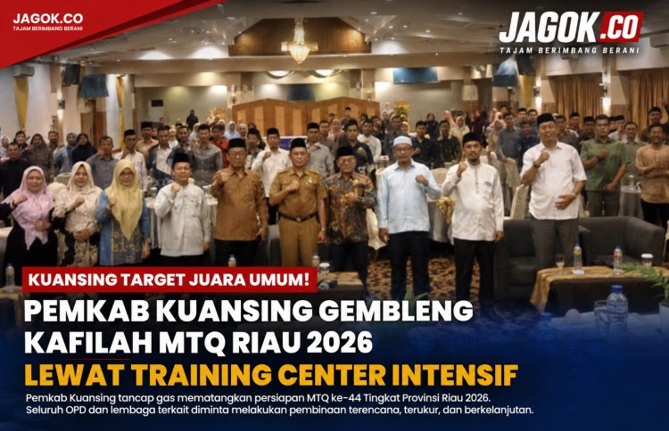 Kuansing Matangkan Kafilah MTQ Riau 2026, Bidik Juara Umum
