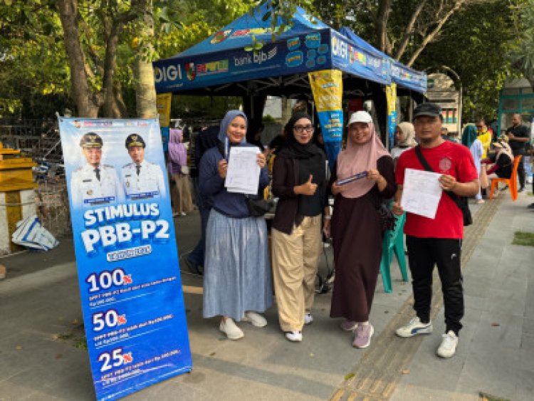 Warga Pekanbaru Antusias Bayar Pajak Bebas Denda Saat CFD