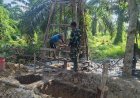 Progres Sumur Bor TMMD ke-129 Kodim 0313/KPR di Teluk Meranti Capai 20 Persen