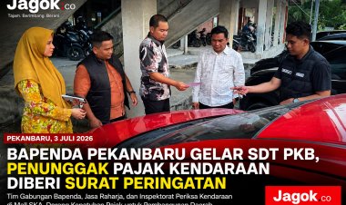 Bapenda Pekanbaru Gelar SDT PKB, Penunggak Pajak Kendaraan Diberi Surat Peringatan