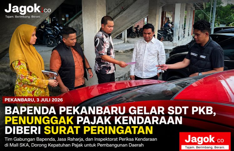 Bapenda Pekanbaru Gelar SDT PKB, Penunggak Pajak Kendaraan Diberi Surat Peringatan