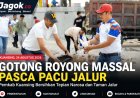Pasca Pacu Jalur, Pemkab Kuansing Gotong Royong Bersihkan Tepian Narosa