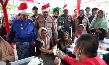 Polda Riau Cegah Malaria di Sinaboi Lewat Layanan Kesehatan Gratis